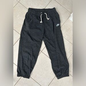 Nike Charcoal Joggers with White Logo- NWOT